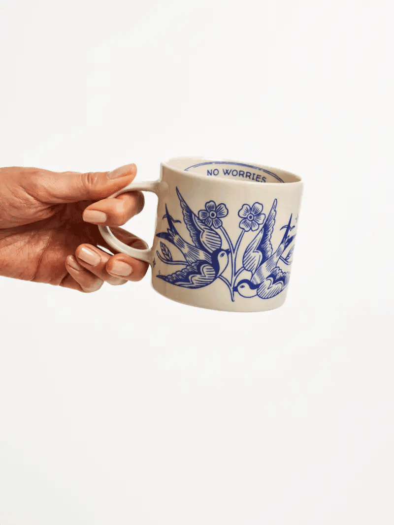 Jones & Co: Inked Mug No Worries