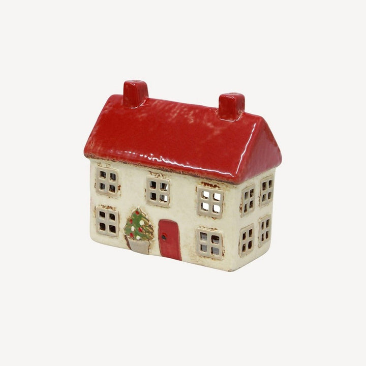 Alsace Tea Light Cottage Christmas Stone