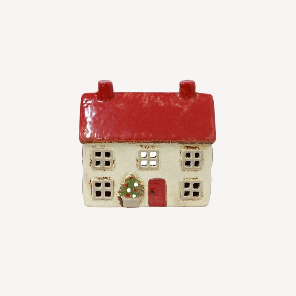 Alsace Tea Light Cottage Christmas Stone