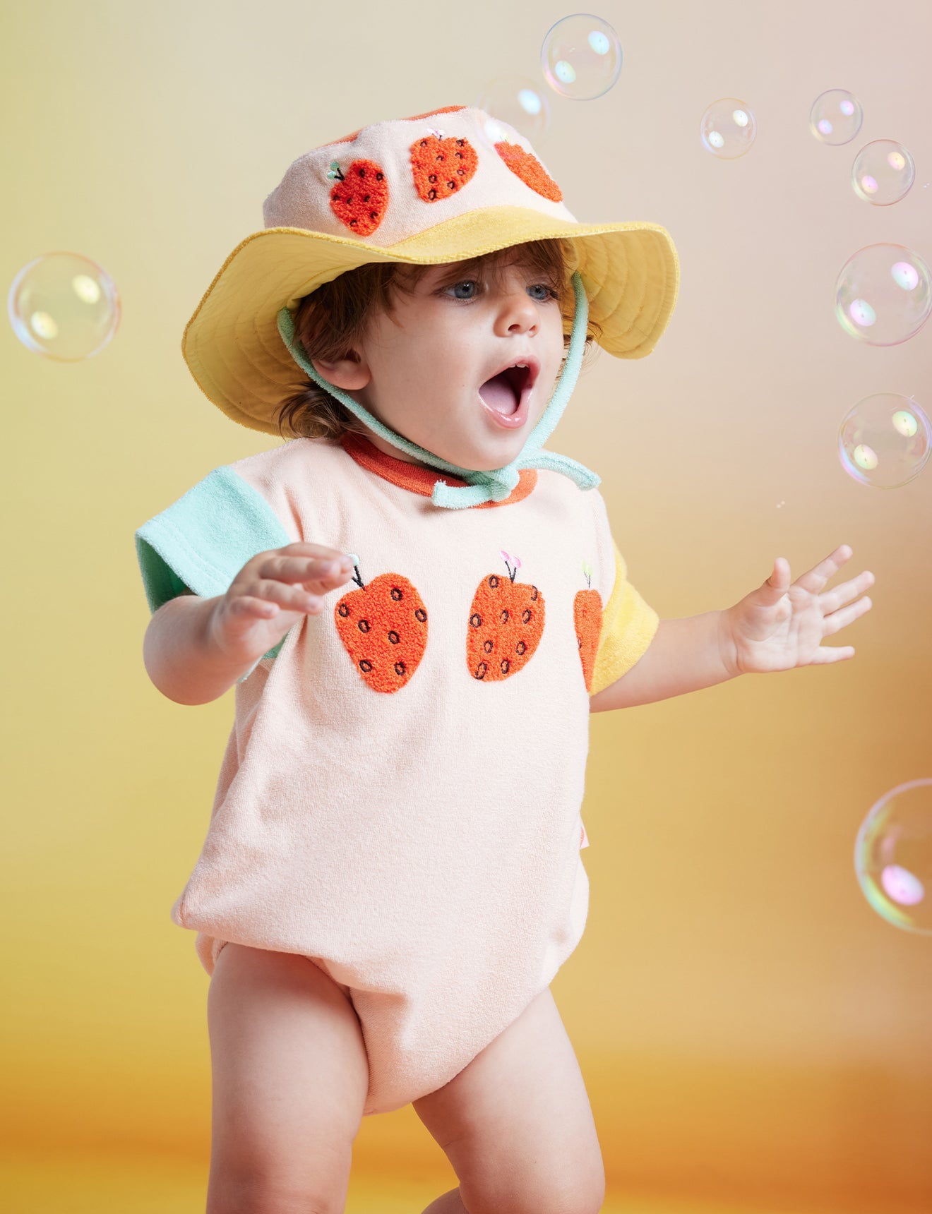 Halcyon Nights Terry Short Sleeve Bodysuit - Tiny Orchard