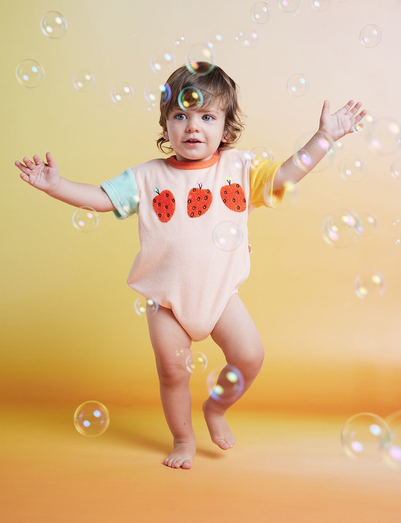 Halcyon Nights Terry Short Sleeve Bodysuit - Tiny Orchard
