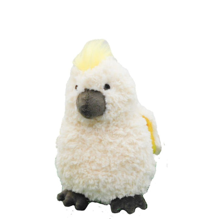 Curly Cockatoo Soft Toy White