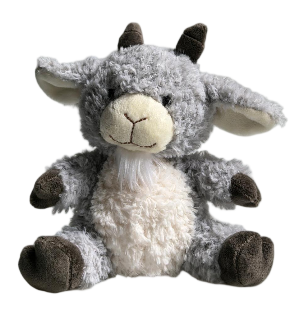 Urban Products Curly Goat Soft Toy - Grey