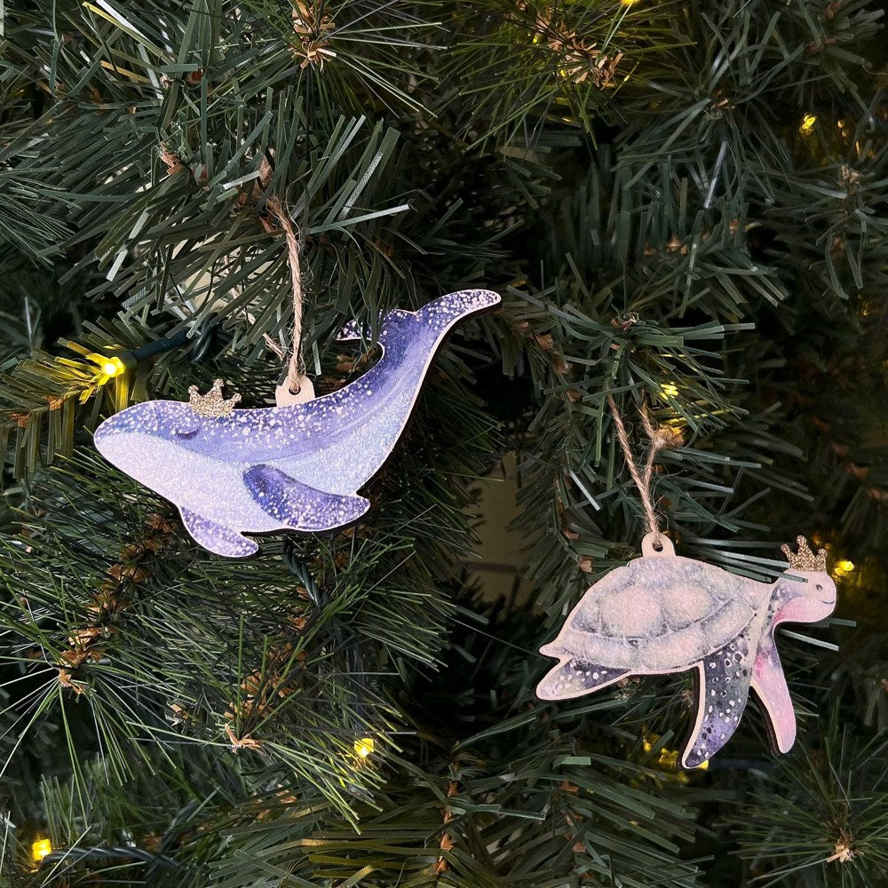 Turtle & Whale Hanging Decorations