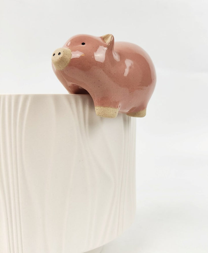 Urban products: Pig Pot Hanger Pink 9cm