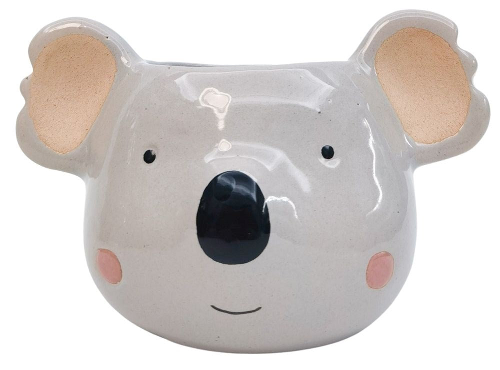 Urban products: Koala Head Planter Grey 14cm