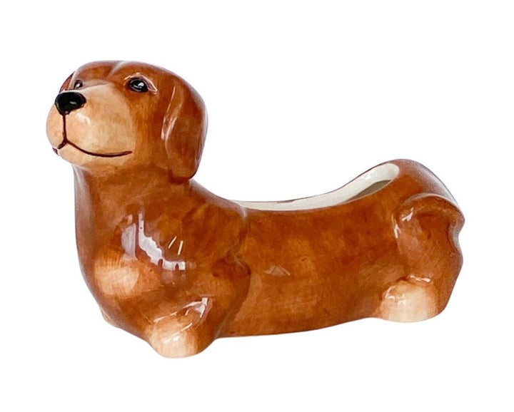 Urban products: Cute Dachshund Planter Brown