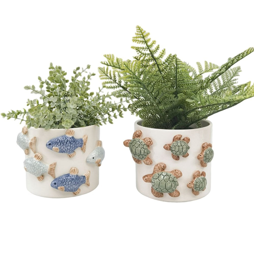 Urban products: Family of Turtle Planter Green