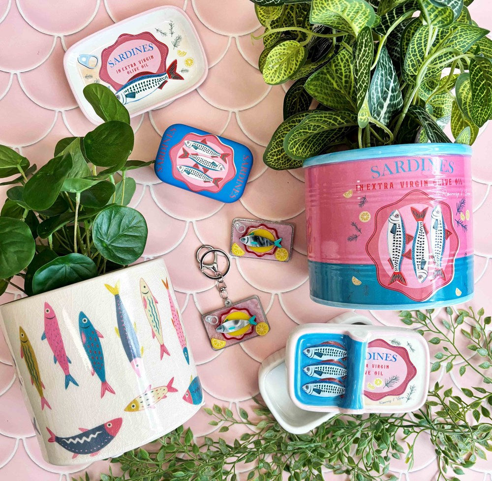 Sardines Can Planter Pink