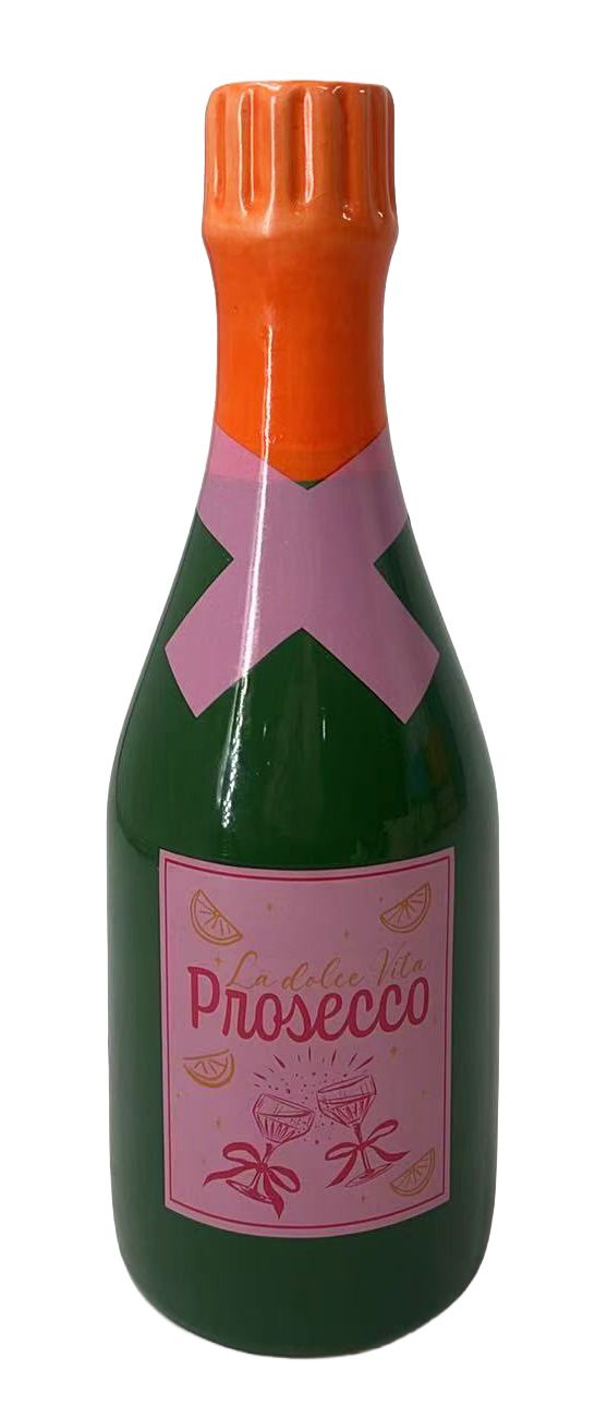 Urban Products Spritz Prosecco Vase - Green & Orange 28cm