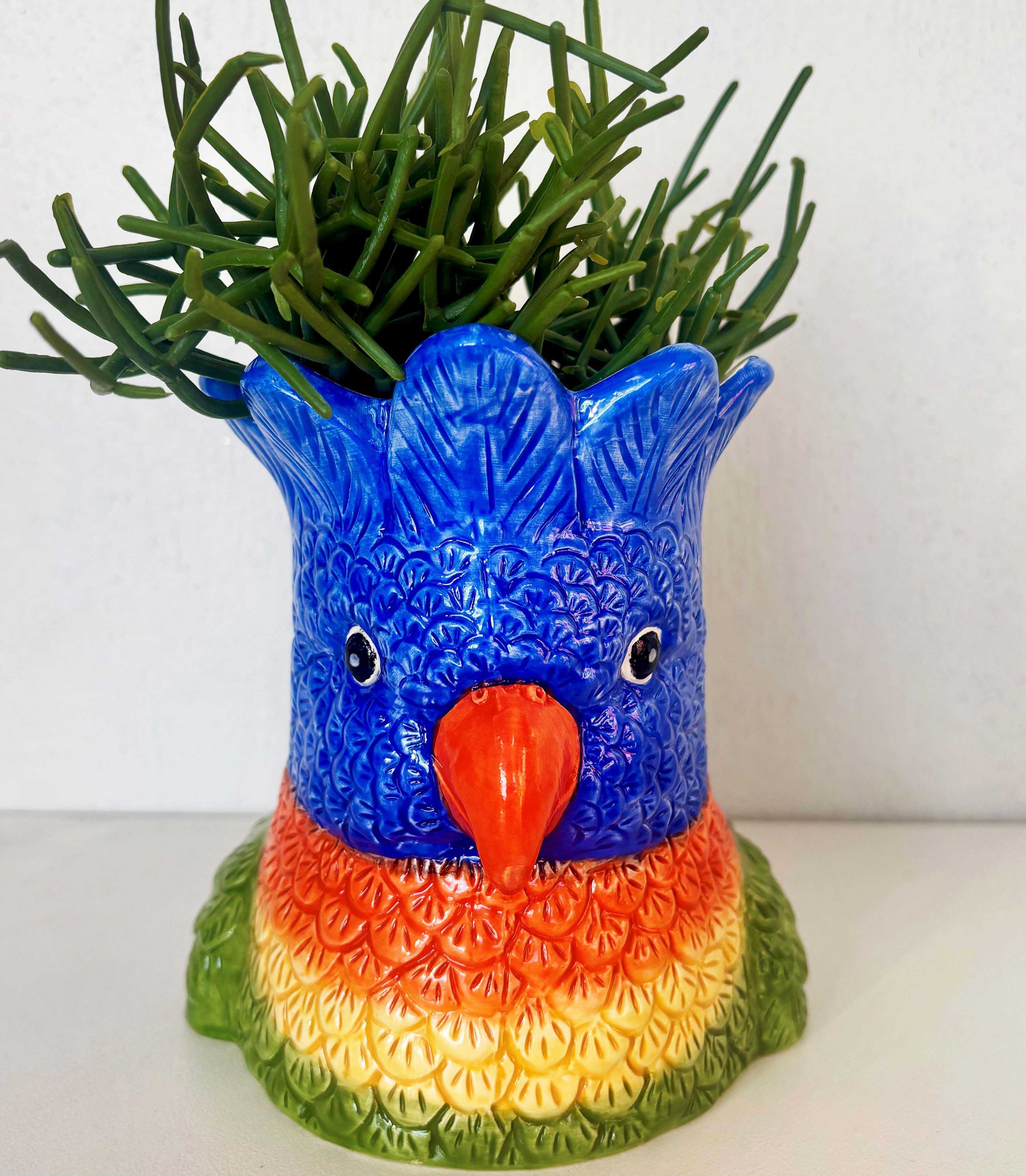 Urban Products Lorikeet Planter - Blue 14cm