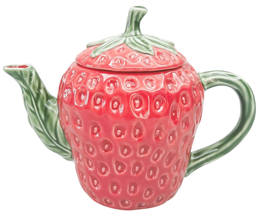 Strawberry Teapot Red