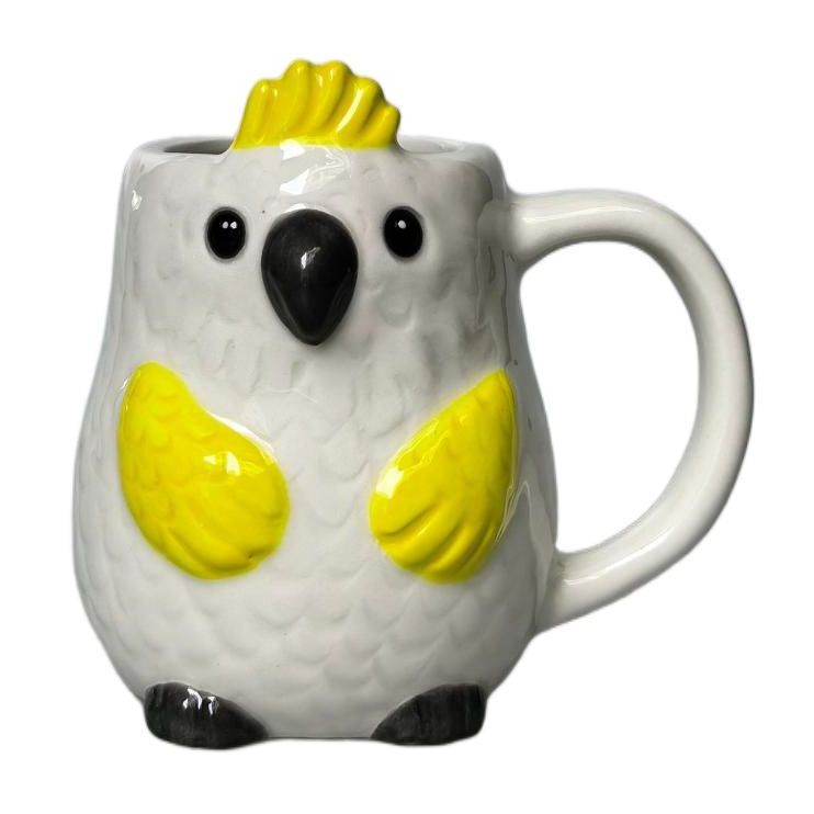 Urban Products Cockatoo Mug - White