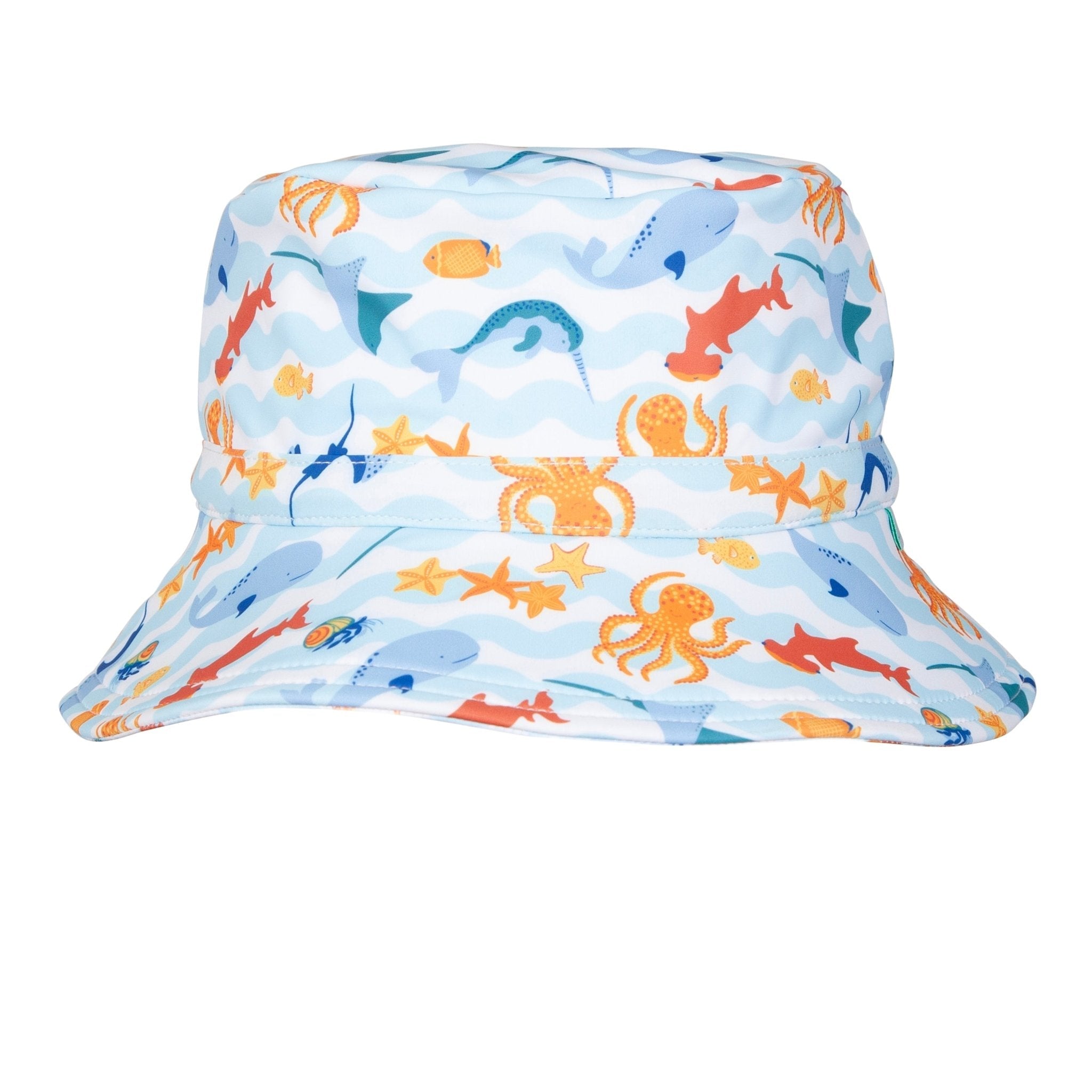 Acorn Kids Under The Sea Wide Brim Swim Bucket Hat
