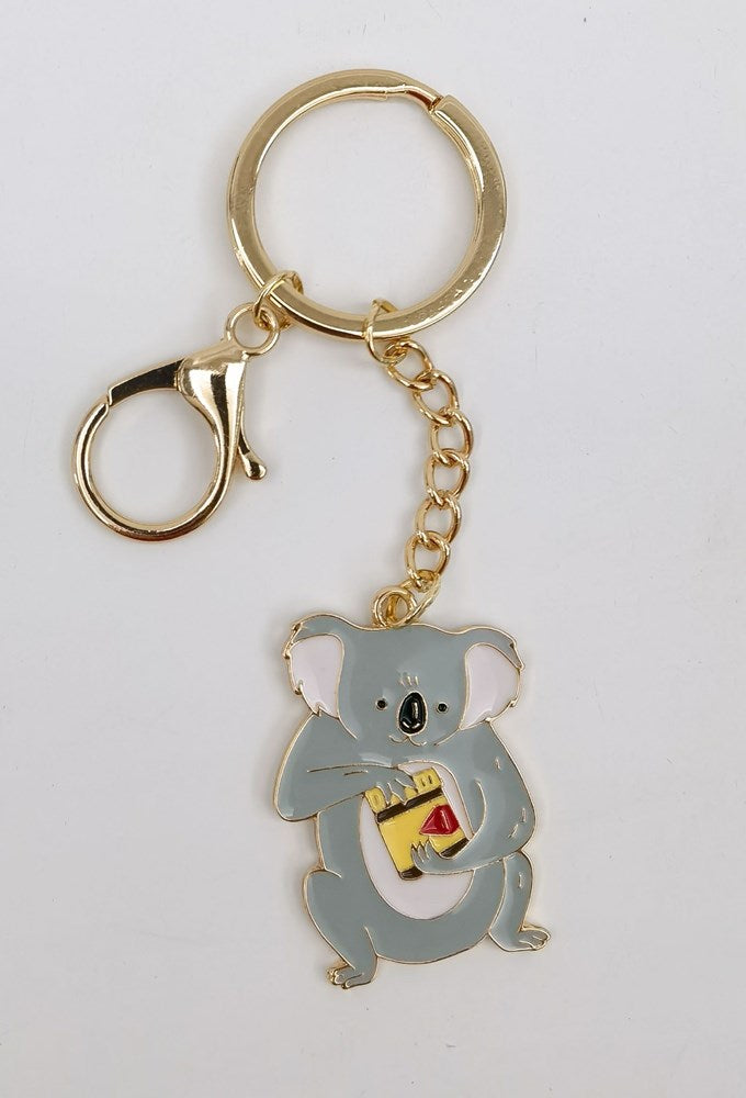 RT Koala Icon Keyring Grey