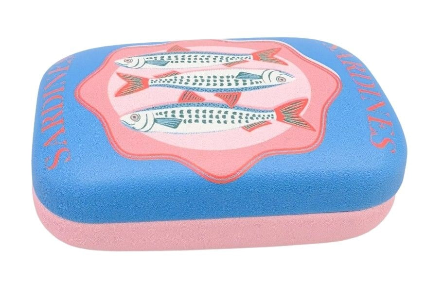 Sardines Mini Travel Case Blue