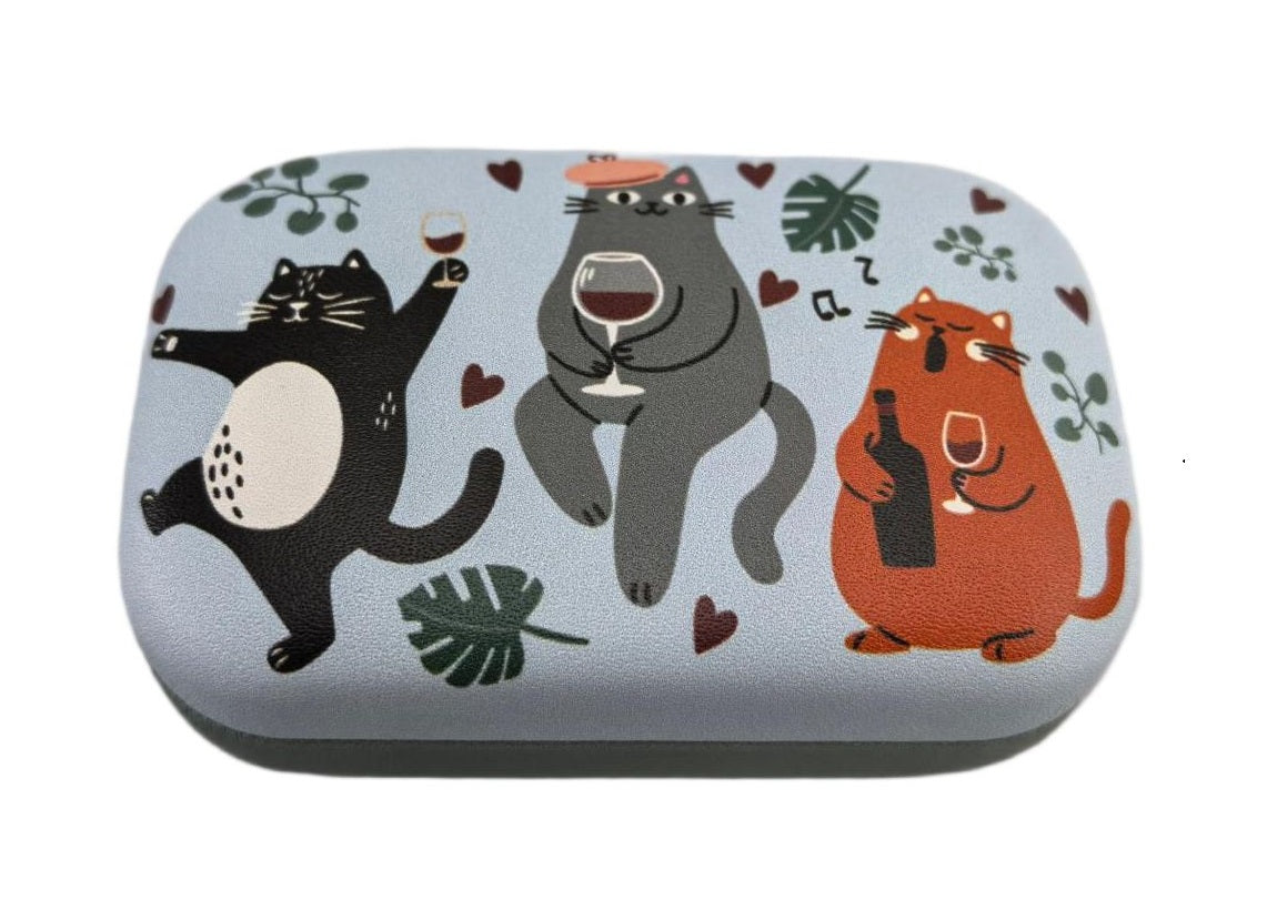 Urban products: Playful Paws Cat Mini Travel Case Blue