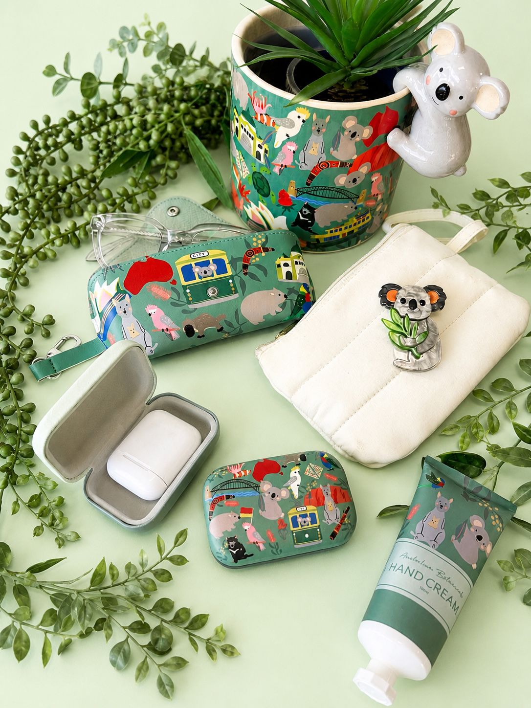 Urban Products Australiana Mini Travel Case Green