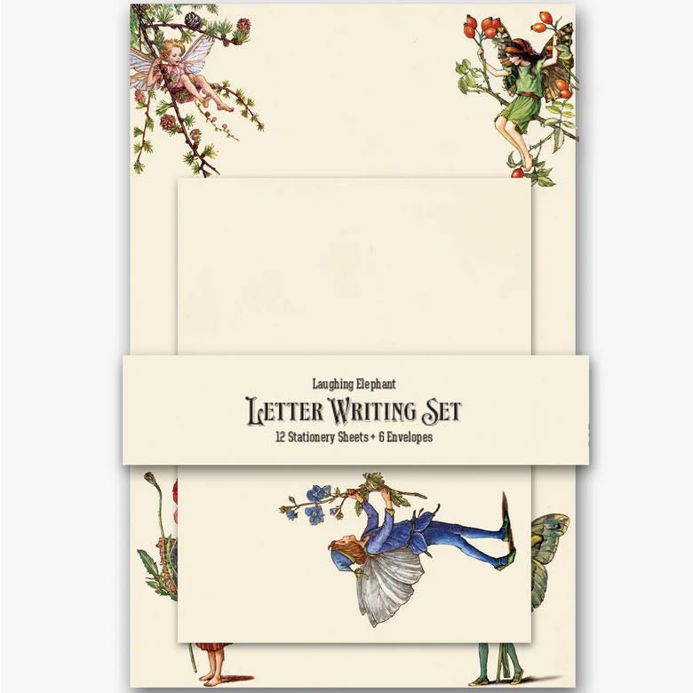 Fairy Blossoms Vintage Style Letter Writing Set