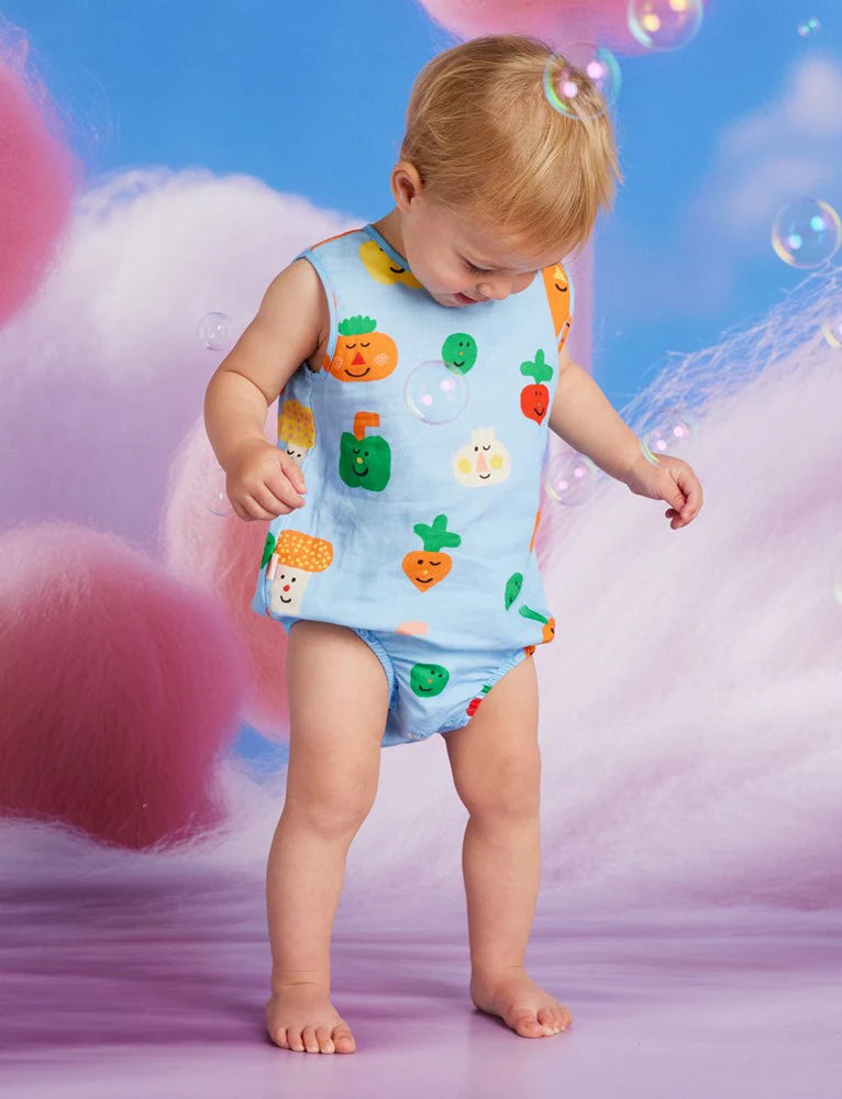 Halcyon Nights: Woven Singletsuit Teeny Tiny Veg