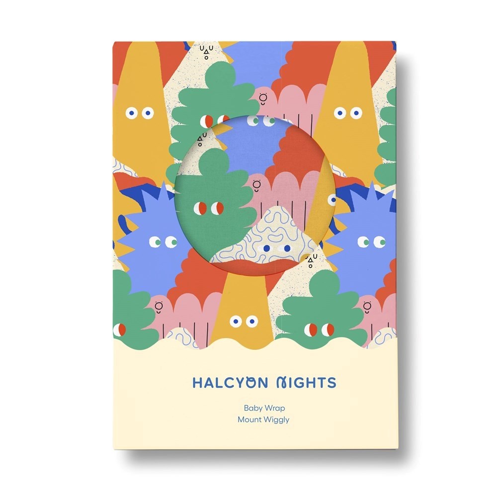 Halcyon Nights: Baby Wrap Mount Wiggly - 100 x 100 CM