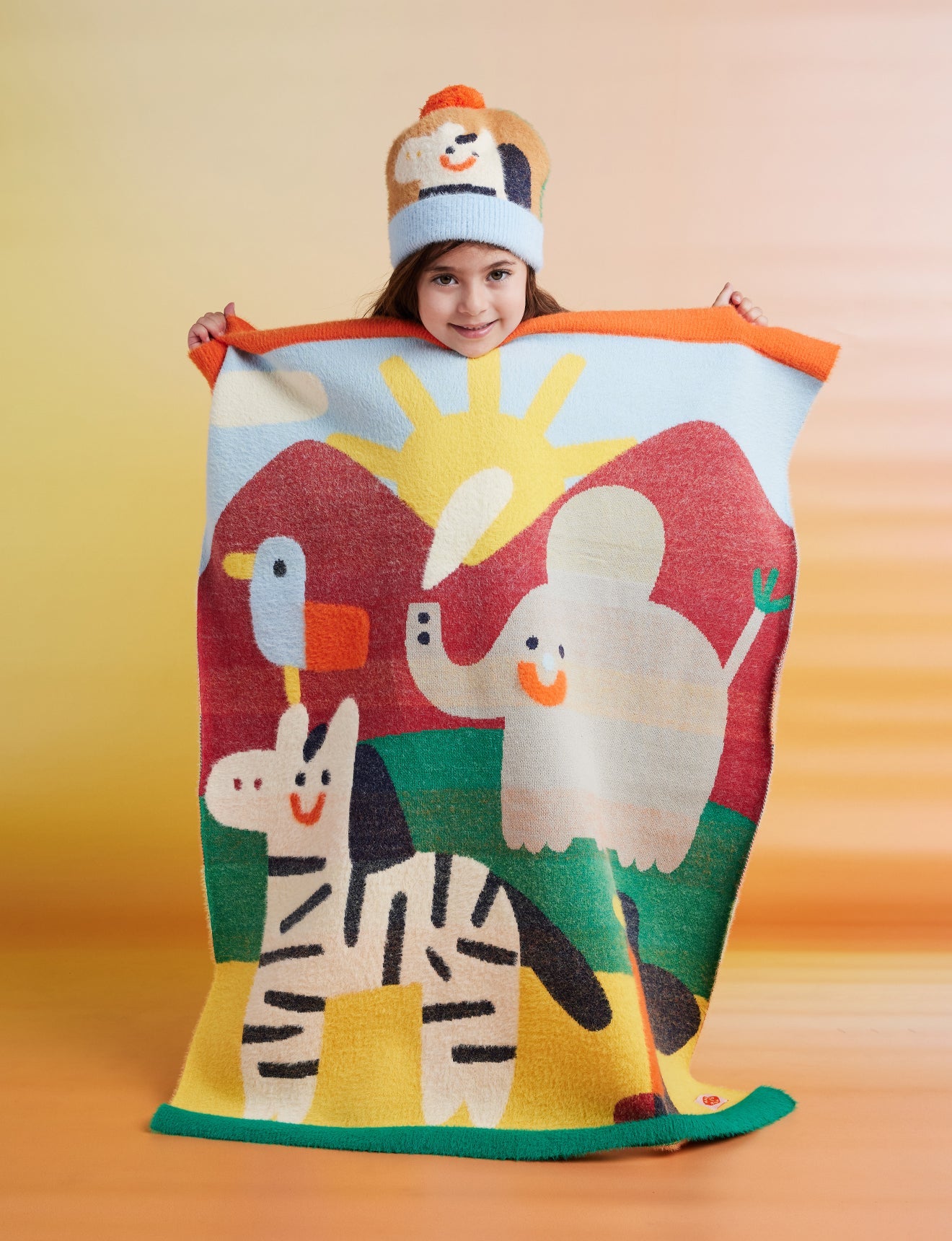 Halcyon Nights: Fluffy Knit Baby Blanket Zoo Crew