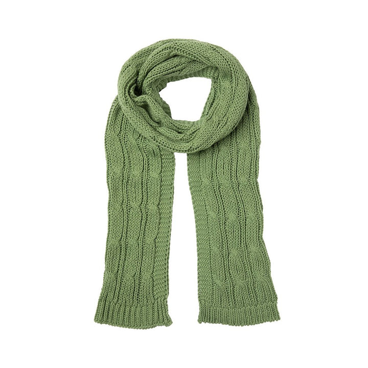 Indus Design: Scarf Chunky Cable Knit Fern