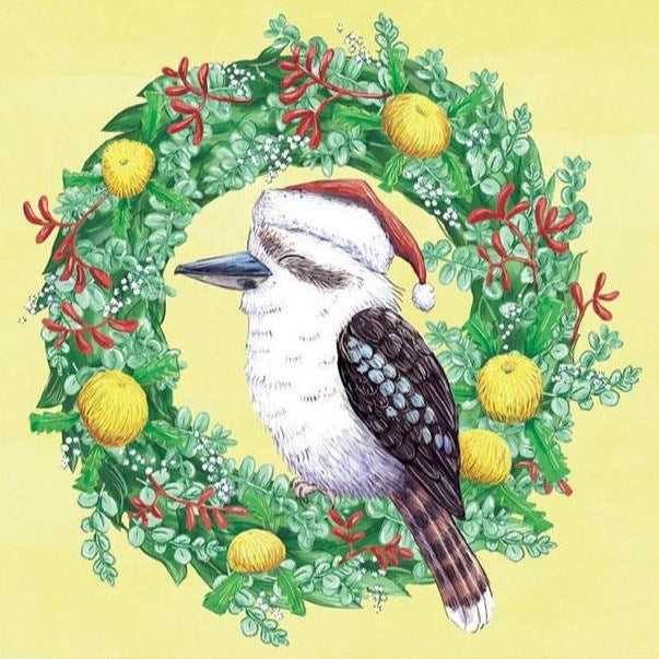 La La Land: Greeting Card Christmas Kookaburra