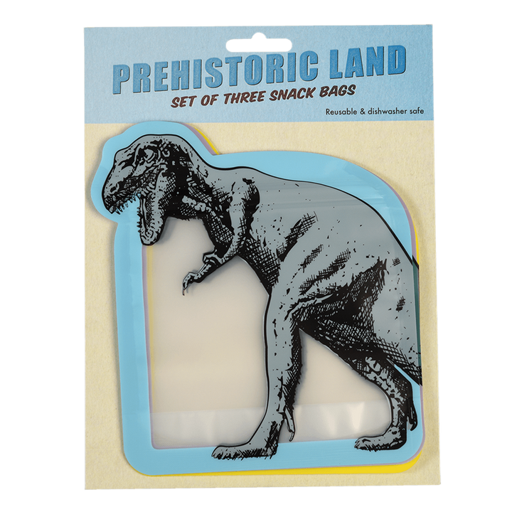 Rex London: Snack Bags Set of 3 Prehistoric Land