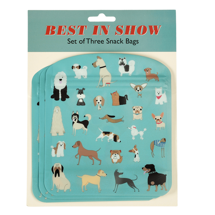 Rex London: Snack Bags Set of 3 Best In Show