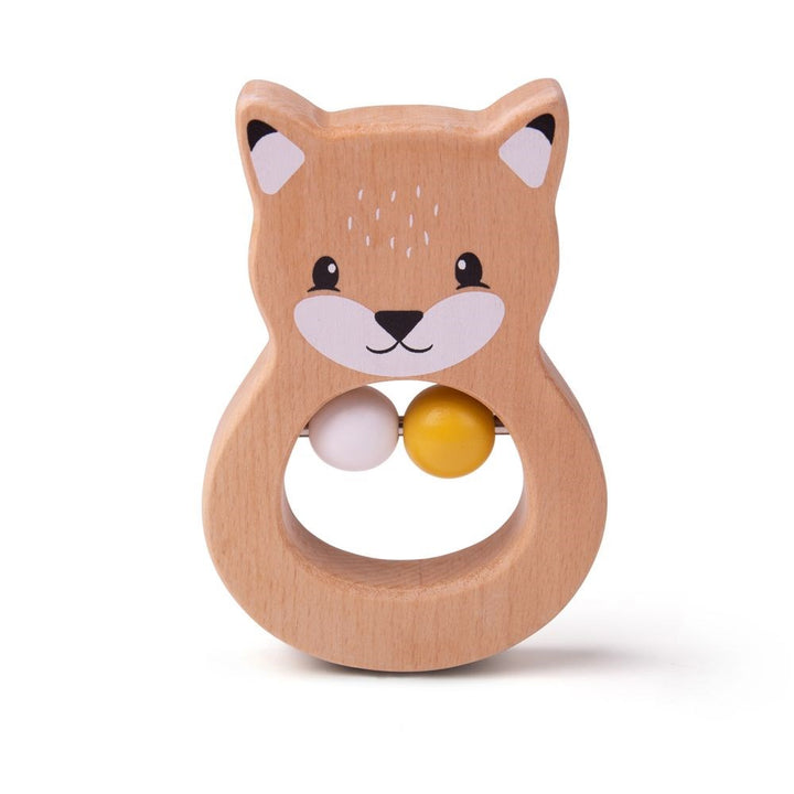 Bigjigs Toys: Wooden Rattle Fox