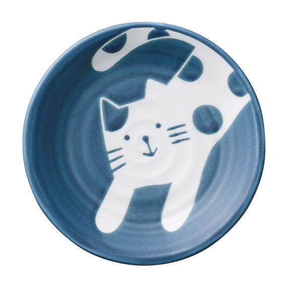 J Style: Kanesada Seito Spotty Cat Dish