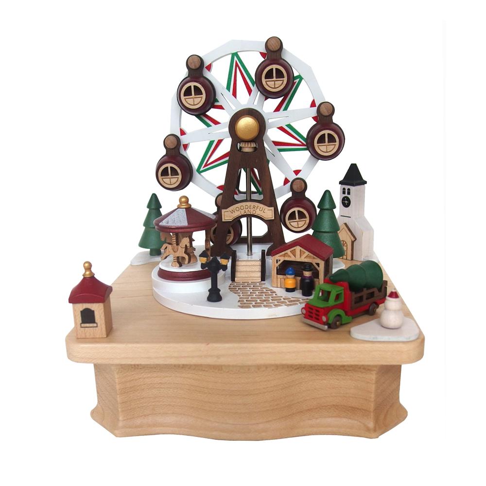 Wooderful Life: Music Box Xmas Ferris Wheel