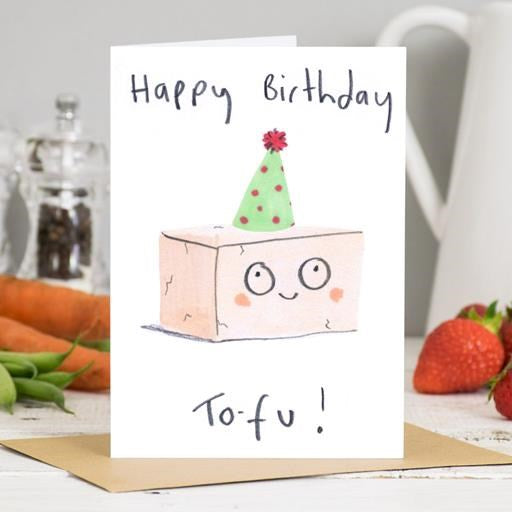 Jo Clark Design: Greeting Card Birthday Tofu!