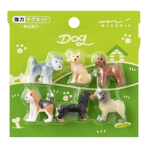 Midori: Mini Magnet Set 6pk Dog