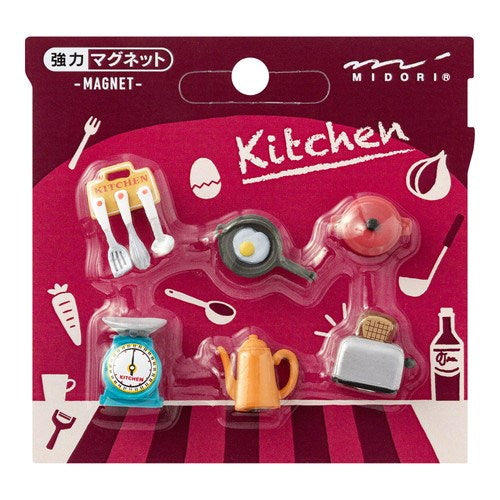 Midori: Mini Magnet Set 6pk Kitchen