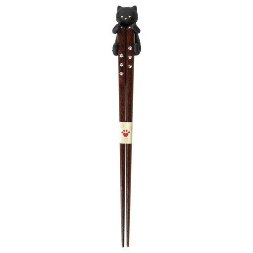 Concept Japan: Chopsticks with Cat Holder Black Cat