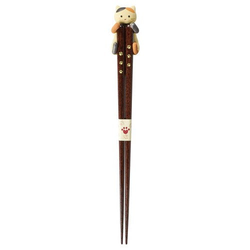 Concept Japan: Chopsticks with Cat Holder Tortoiseshell Cat