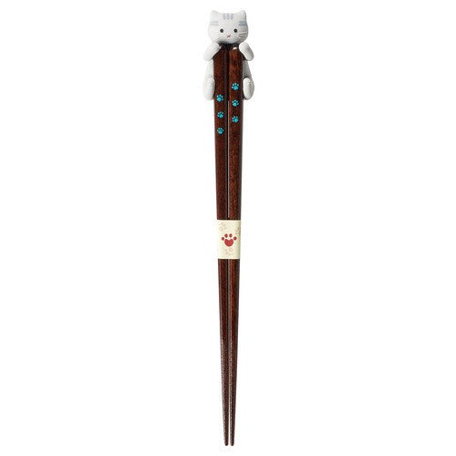 Concept Japan: Chopsticks with Cat Holder Mackerel Tabby Cat
