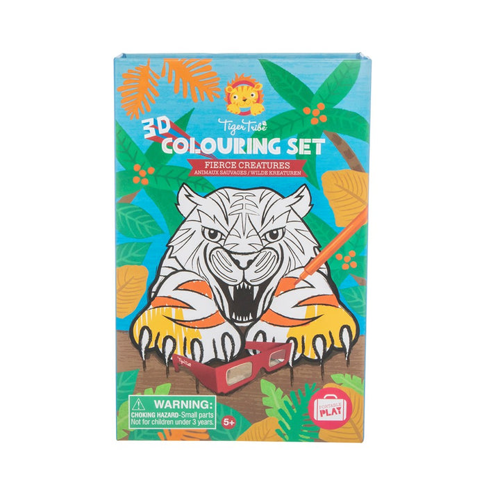 Tiger Tribe: 3D Colouring Set Fierce Creatures