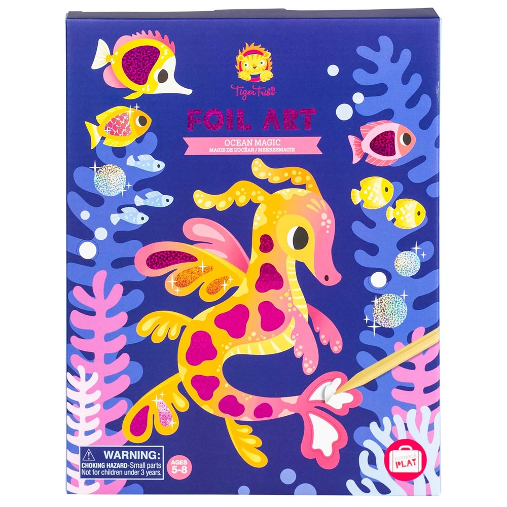 Tiger Tribe: Foil Art - Ocean Magic