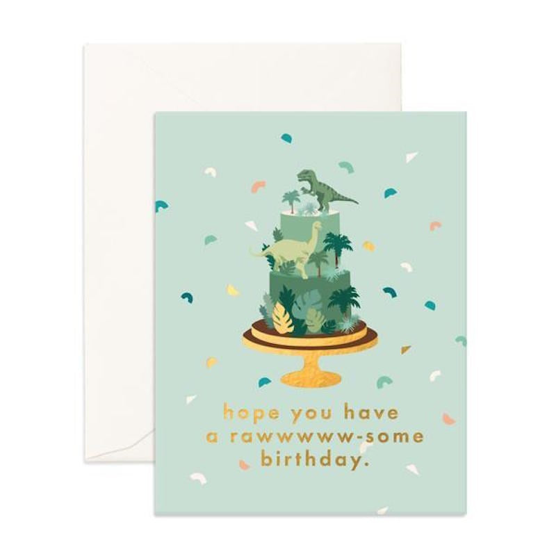 Fox & Fallow: Greeting Card Raw-Some Birthday