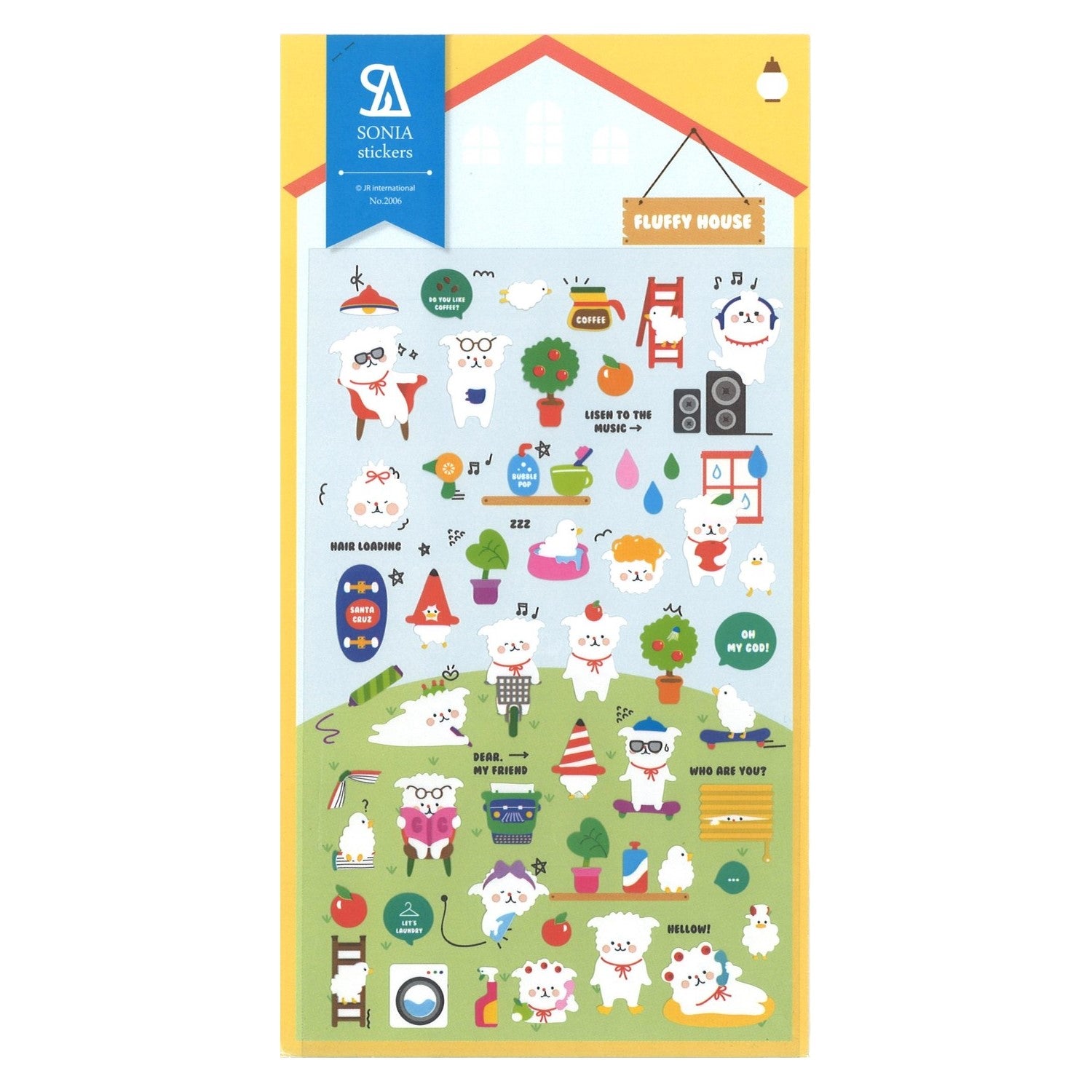 Stickers: Fluffy House