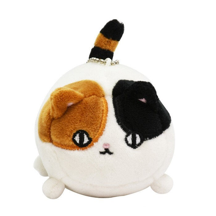 Ceramic-ai: Fluffy Cat Bag Tag Mike