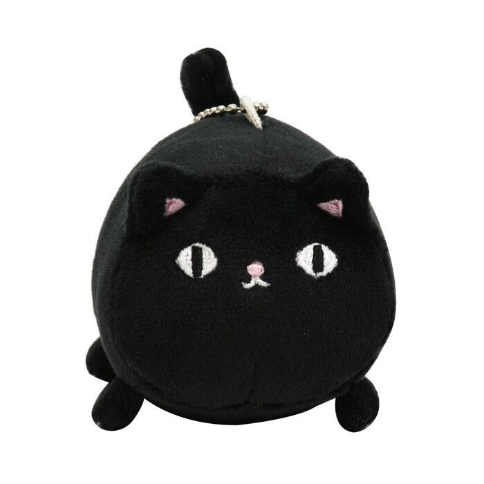 Ceramic-ai: Fluffy Cat Bag Tag Kuro