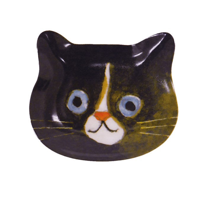 E-minette: Mamezara Trinket Tray Black Cat Face