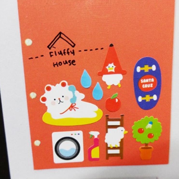 Stickers: Fluffy House