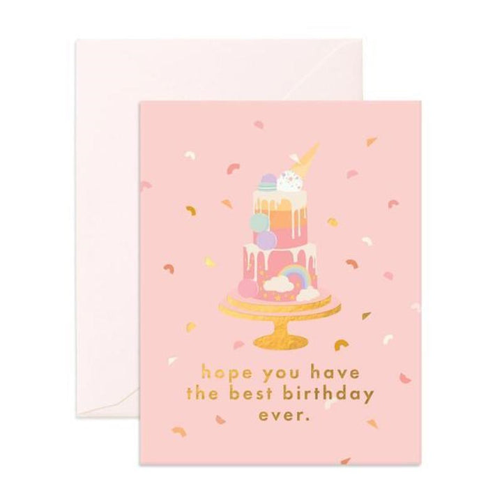 Fox & Fallow: Greeting Card Best Birthday Cake