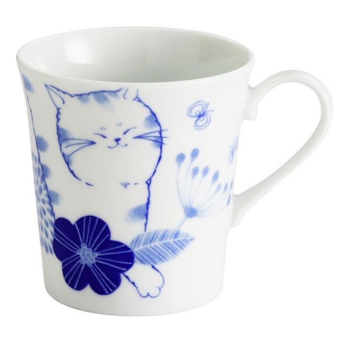 Ceramic-ai: Cat Mug White Mugi Cat