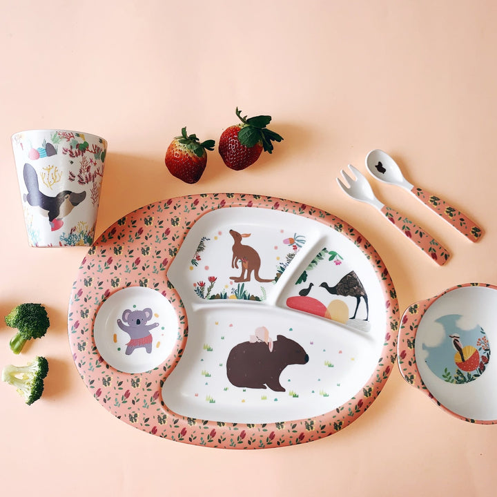 Suki McMaster: Children's 5pc Melamine Dining Set Australia